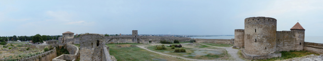 Fototapeta na wymiar Panorama of Akkerman fortress,ancient turkish stronghold,Ukraine