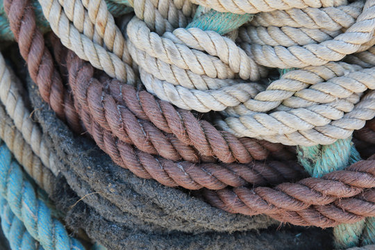 Vintage nautical rope