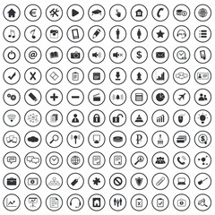 Webdesign sign icons set