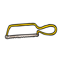 cartoon hacksaw