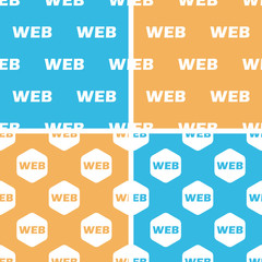 WEB pattern set, colored