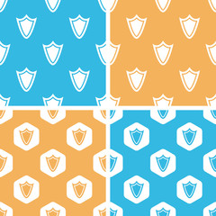 Shield pattern set, colored