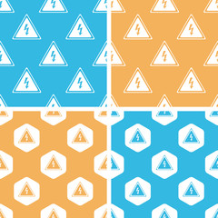 High voltage pattern set, colored