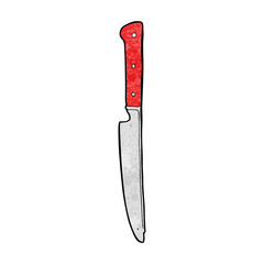 cartoon kitchen knife