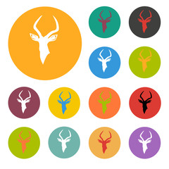 Deer head icon