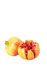 Fototapeta na wymiar pomegranate on white background