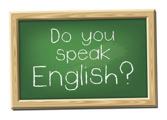 Fototapeta premium Do you speak English?