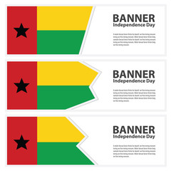 guinea Flag banners collection independence day