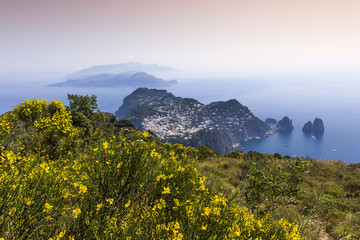 Faraglioni island and cliffs, Capri, Italy