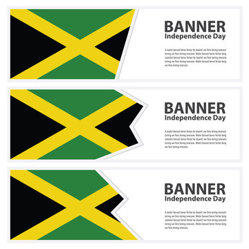  jamaica Flag banners collection independence day