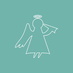 Obraz premium Angel icon