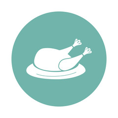 Easter turkey icon