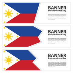  Philippines Flag banners collection independence day