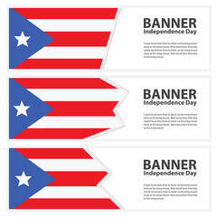  PUERTO RICO Flag banners collection independence day