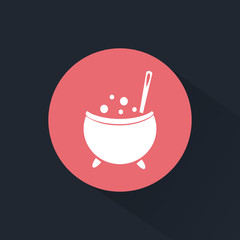 Witch pot icon