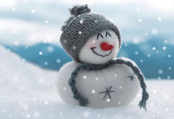 happy snowman