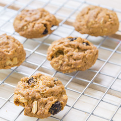 Homemade Raisin cookies.