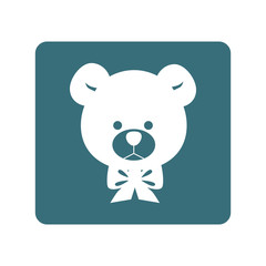 Toy bear icon