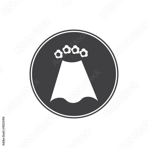 Download "Wedding veil icon" Stock image and royalty-free vector ...
