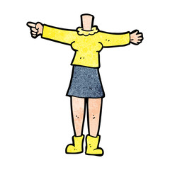 cartoon female body (add photos or mix and match cartoons)