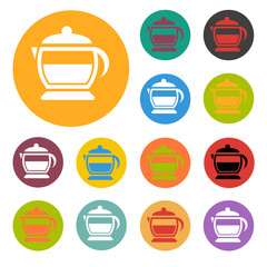 Electric kettle icon