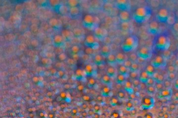 Rainbows boken on blur focus