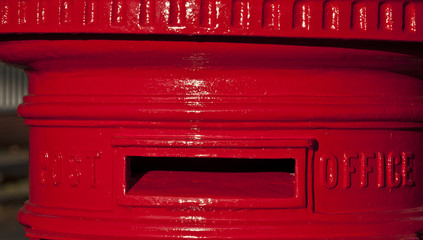 Obraz premium Traditional post box in London