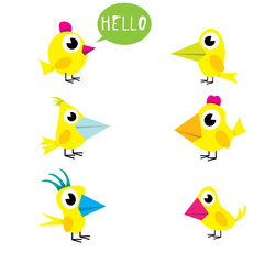 cute birds collection
