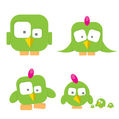 cute birds collection