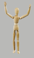 Hölzerne Gliederpuppe