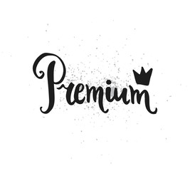Hand drawn lettering poster