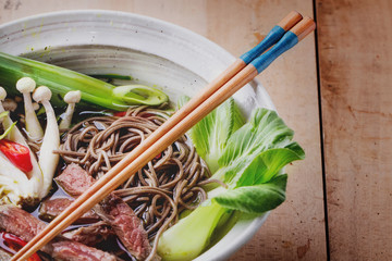 Soba Noodles - Powered by Adobe