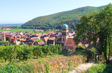 Naklejka premium Alsace village de Kaysersberg 
