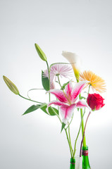 Flowers bouquet isolated