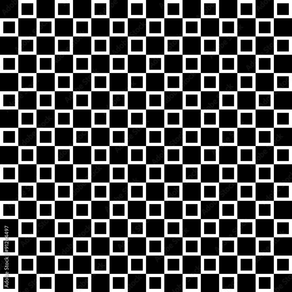 Poster Checkered abstract pattern. Seamlessly repeatable. Vector illust