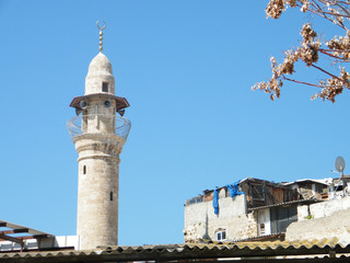 Jaffa the minaret of Al-siksik Mosque 2011