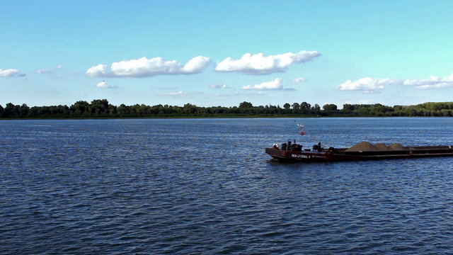 Tanker on Danube