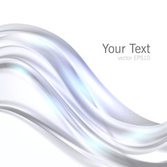 Abstract vector wave illustration.