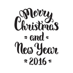 Merry Christmas lettering