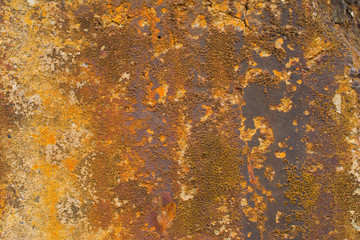 Old concrete with decal