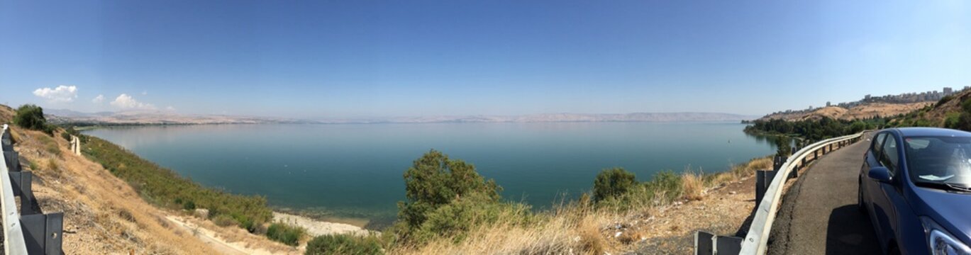 Lago di Tiberiade, Monte delle Beatitudini, Tabgha, Israele