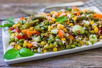 Rice italian salad