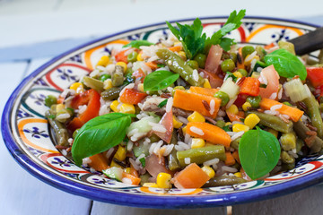 Rice italian salad