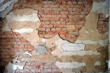 Hintergrund beschädigte Mauer