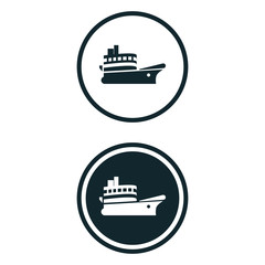 Obraz premium Ship icon