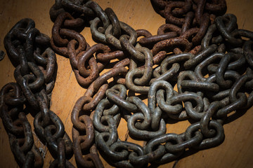 Fototapeta premium rust chain