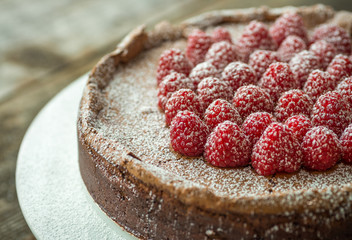Chocolate Raspberry tart