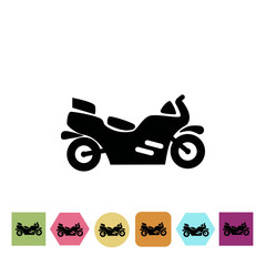Obraz premium Motorcycle icon
