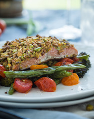 Pistachio Crusted Salmon