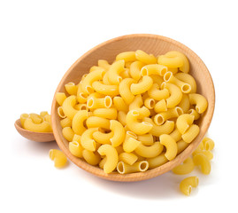 pasta macaroni isolated on white